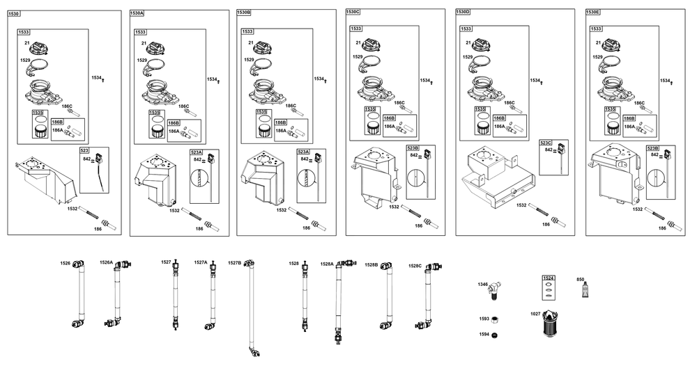 Oil Guard Group Diagram and Parts List for 543777-3224-J1 400000 - 699999 Briggs and Stratton Engine